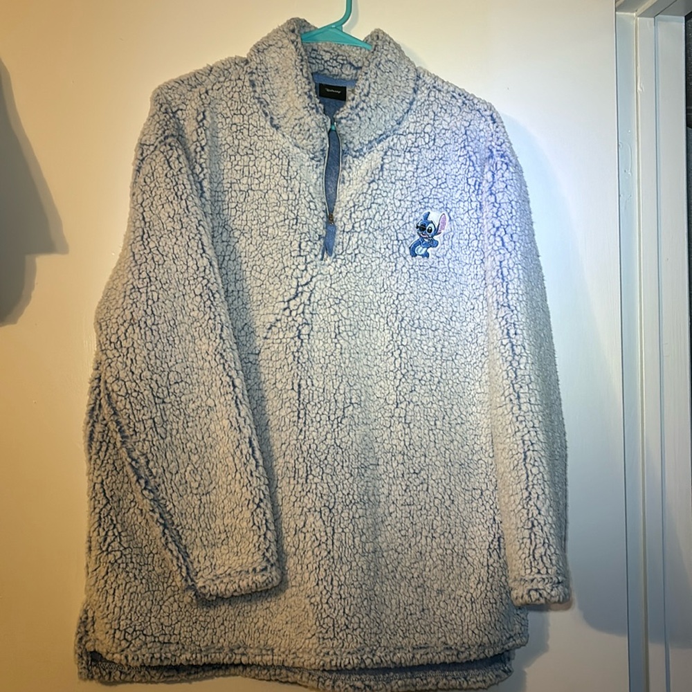 Stitch pull over jacket